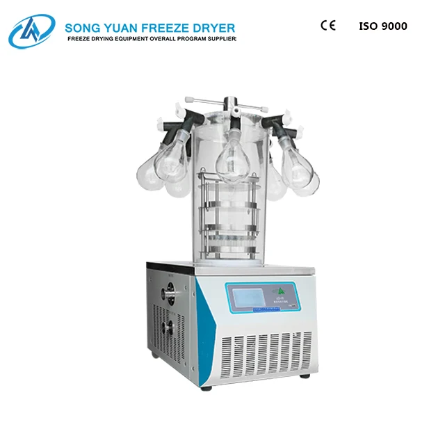 
freeze dry machine manifold freeze dryer LGJ-10D 