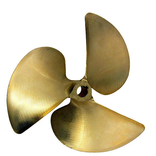 Large Fishing Marine Inflatable High Speed Brass Bronze 3 Blade Propeller Boat Propeller