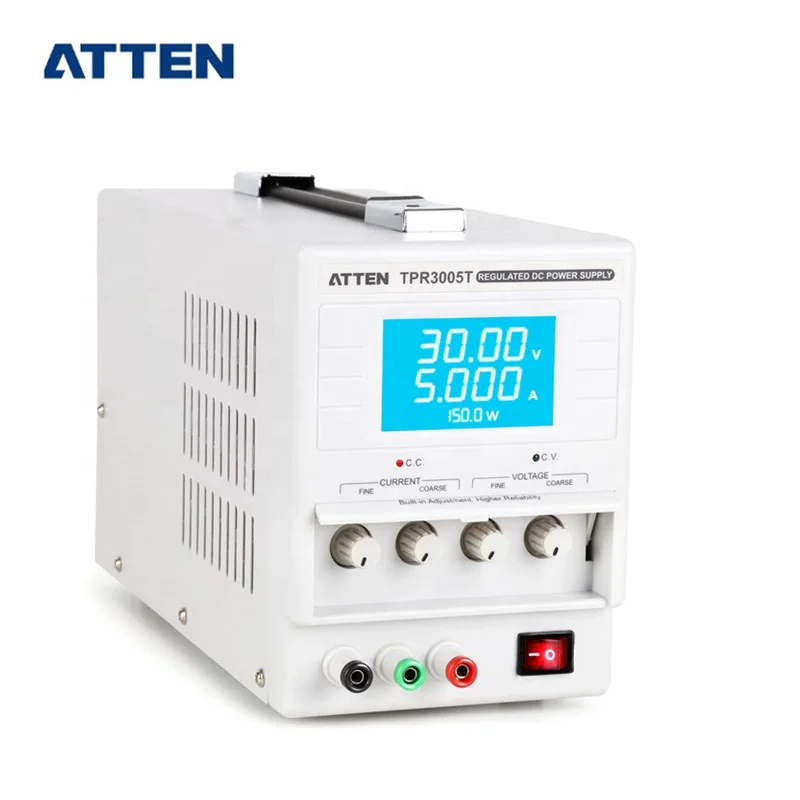 
ATTEN 220V AC Adjustable 30V 5A DC Regulated Power Supply 