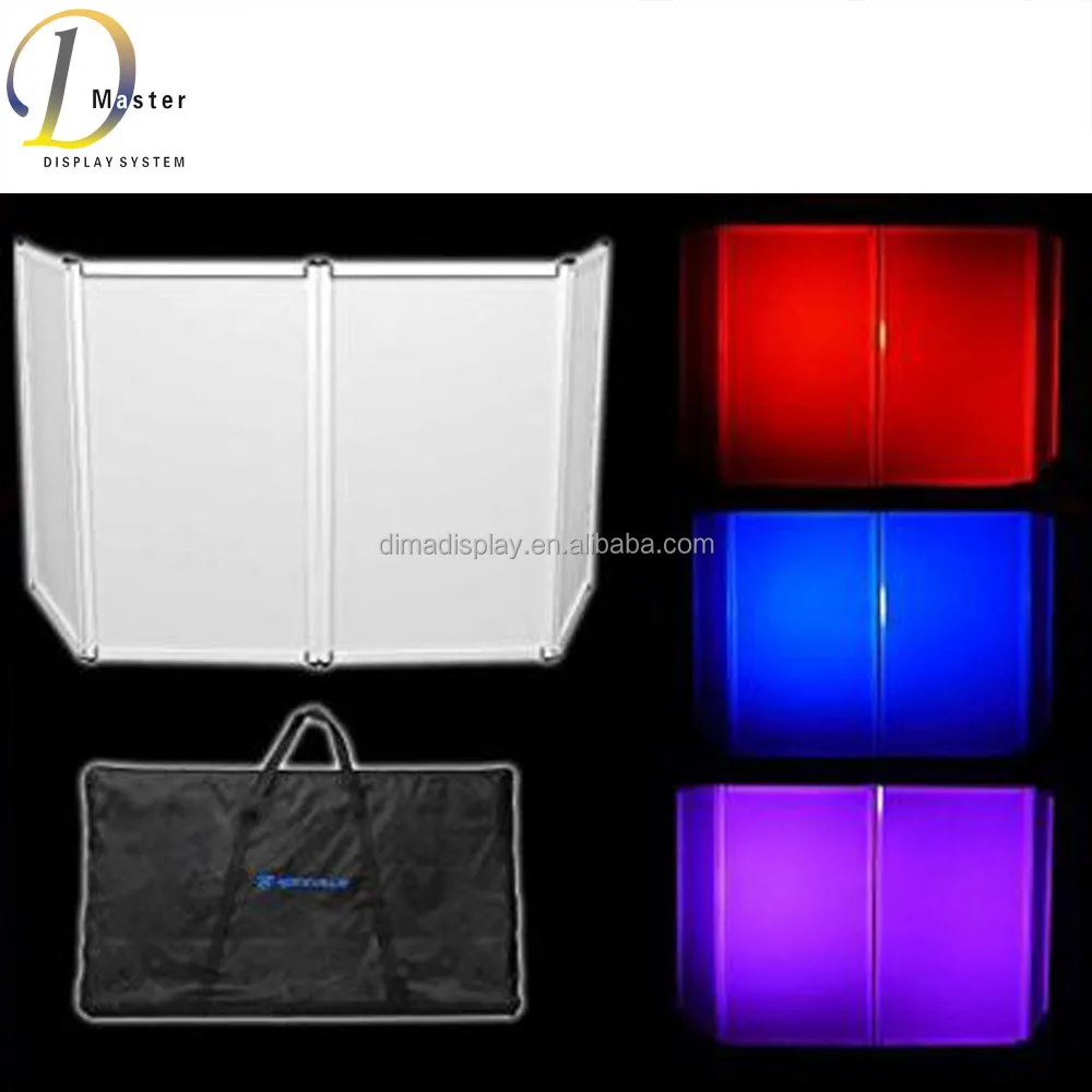 DJ Facade / DJ Booth Frontboards Naga 4 Small Panel / Black Frame