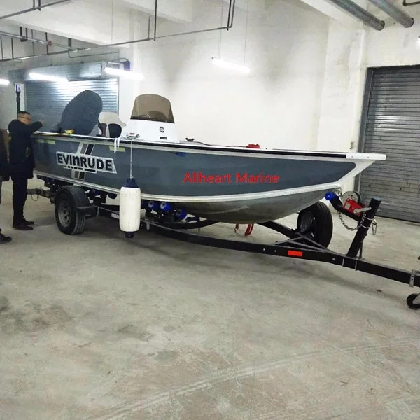 Allheart Marine Aluminum 5.7m/19ft Plate Bass boat Rowing Boat for Sale