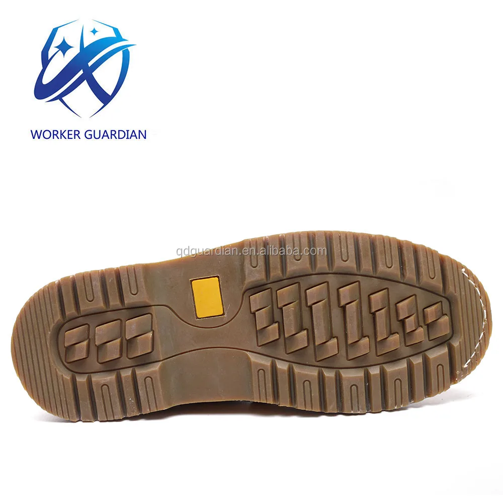 High Quality Rubber Sole With Cow Nubuck Leather Goodyear Safety Shoes