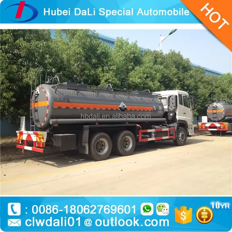 15MT tank truck for caustic soda sodium hypochlorite ammonia water