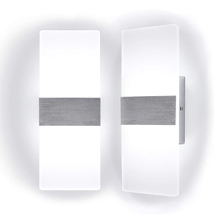 
Modern decoration big copper acrylic home modern style led wall light 