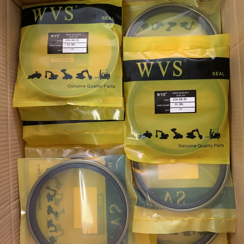 EXCAVATOR AXLE SHAFT SEAL ZGAQ-01266 0734-309-281 0734-309-401 FOR WHEEL EXCAVATOR R170W-7 R180W-9S R190W-9 R200W-7
