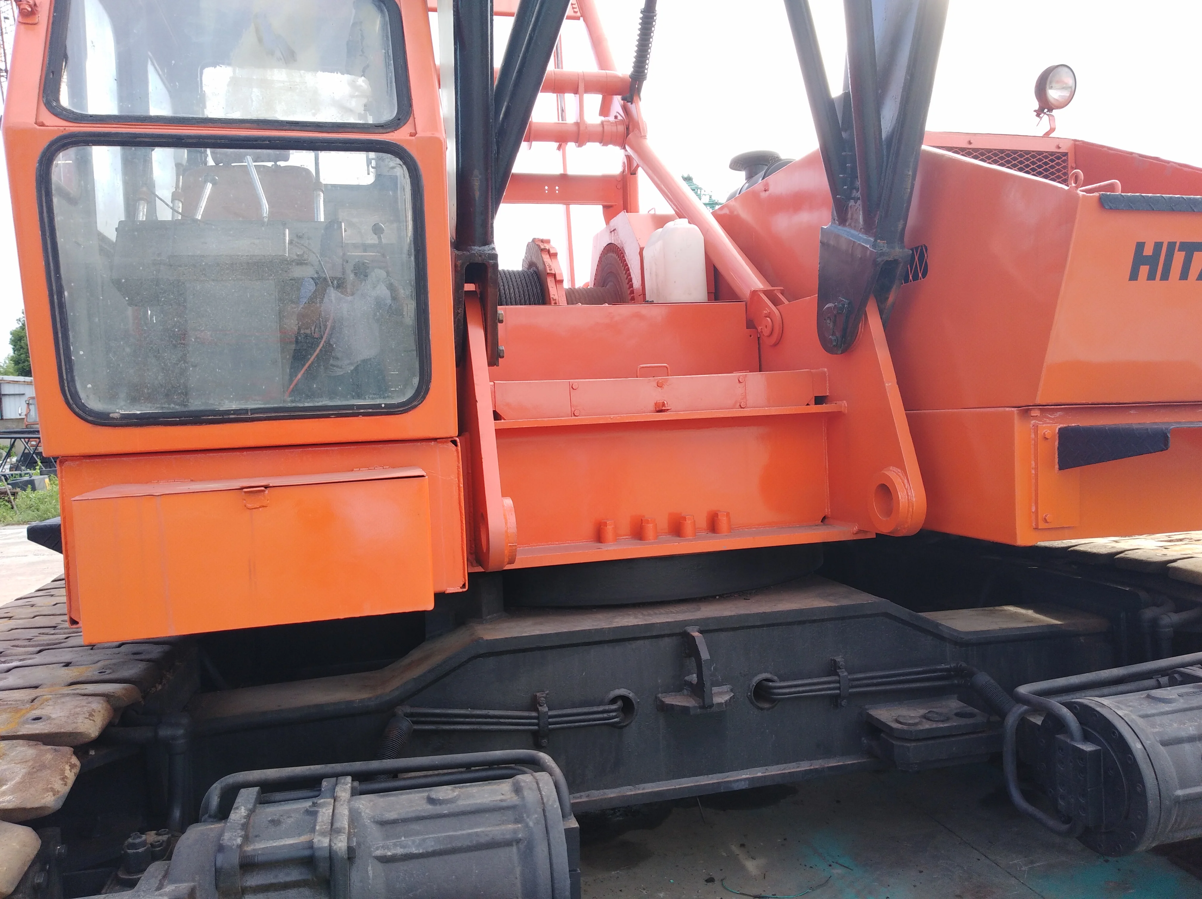 Лучшая цена, б/у гусеничный кран HITACHI KH180-2 50 тонн, распродажа