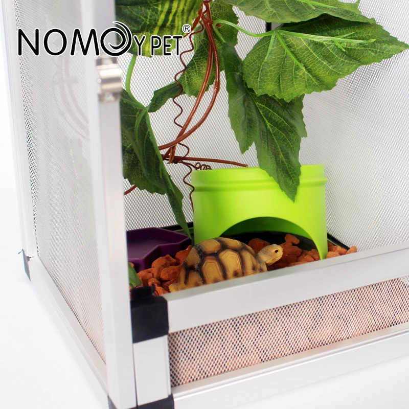 NOMOY PET wholesale hot sale large size aluminium alloy reptile screen cage enclosure metal terrarium for reptiles