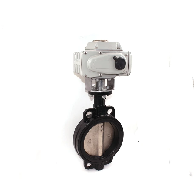 Корпус клапана из нержавеющей стали 8 дюймов Электрический мотор Клапан-Бабочка