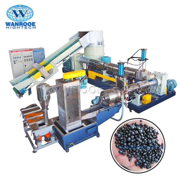 
Waste PP PE HDPE Recycling Plastic Film Pelletizing Machine 