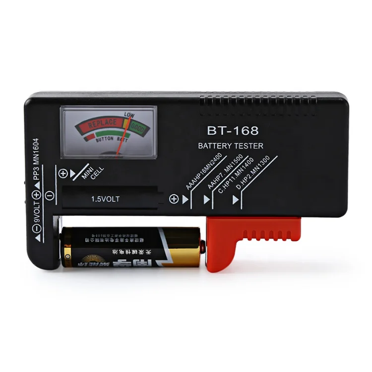 Миниатюрный портативный универсальный тестер для батарей указатель Тип дисплея тестирования стандартных и