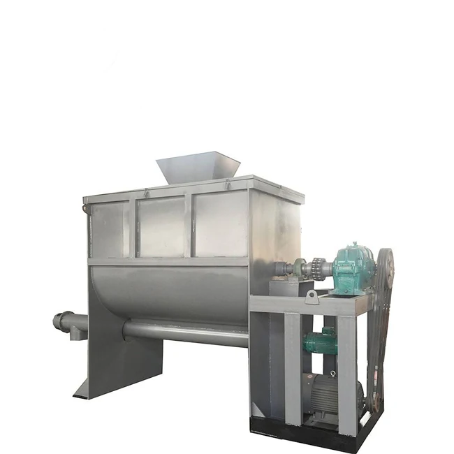 liquid powder mixing equipment industrial food mixing tanks horizontal powder ribbon mixer