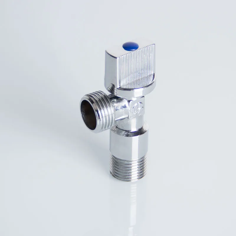 1/2 Латунный Водяной угловой клапан с ручкой из АБС-пластика