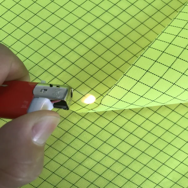 Hivis FR and Antistatic Workwear Fabric