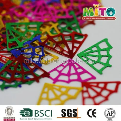 MTLP-HO010 DIY cobweb shape confetti