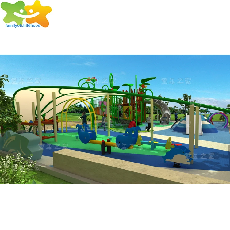 Big Slides Customized children plastic outdoor playground equipment