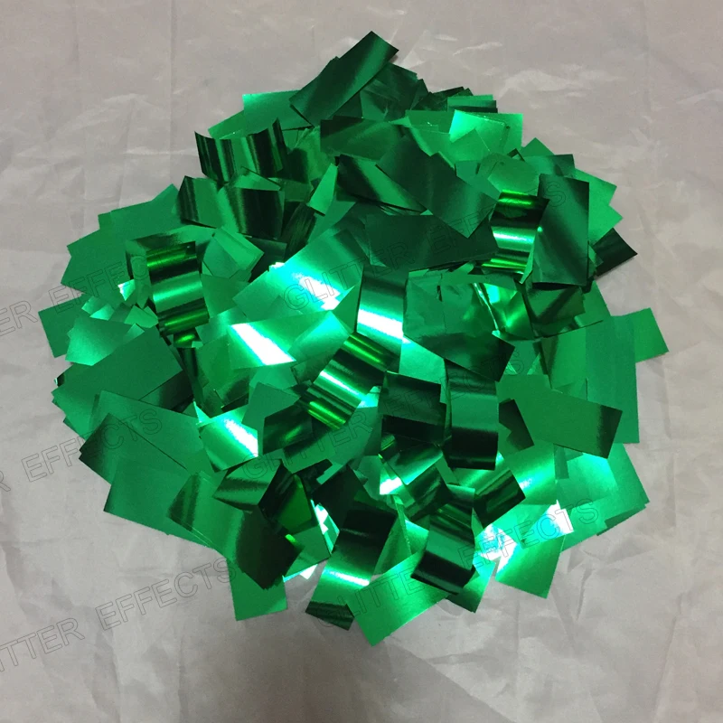 Double face color gold metalic aluminum confetti paper for confetti machine