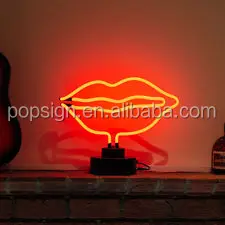 Home Decoration Newest Colourful Superman Neon Table Lamp