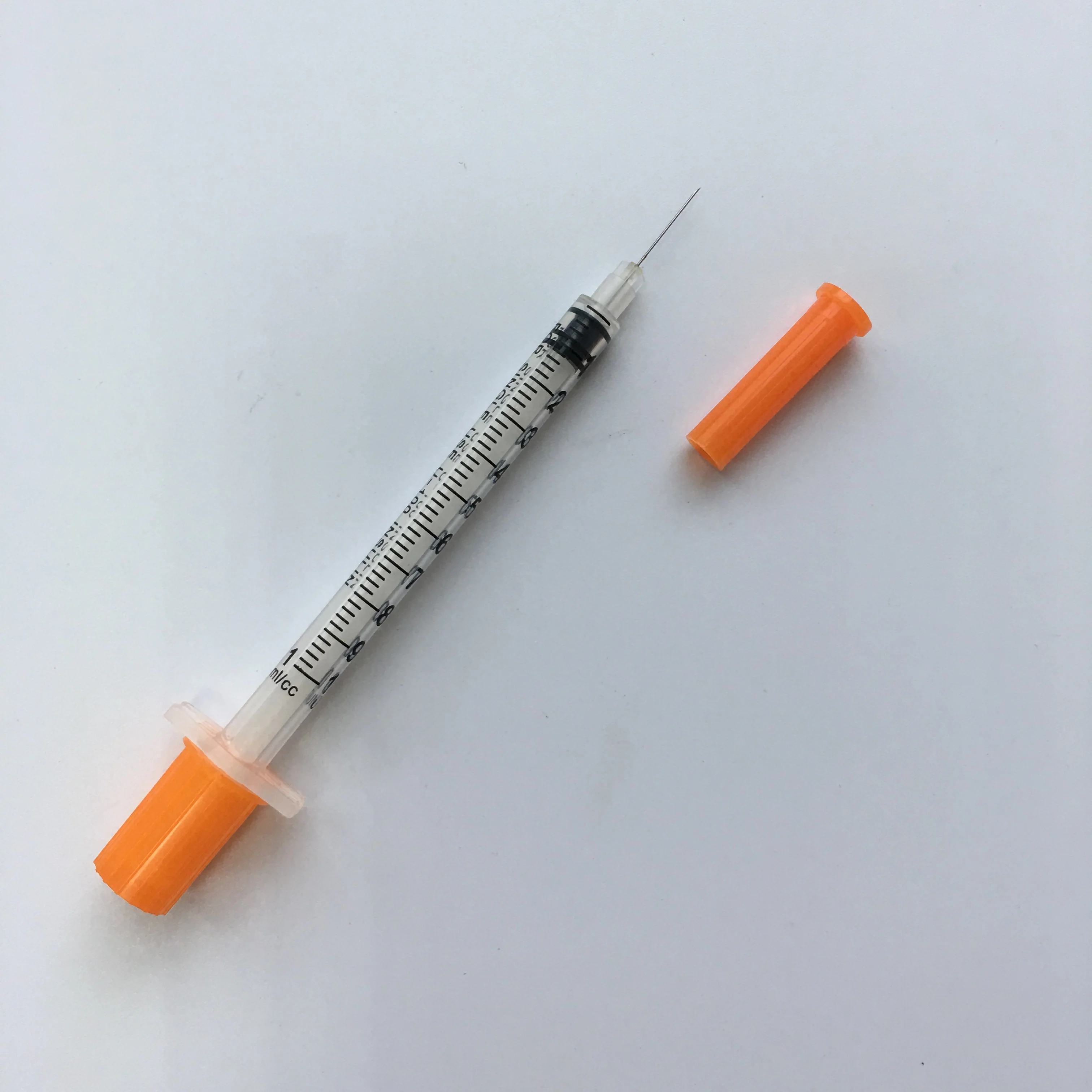 
Disposable Sterile 0.3cc 0.5cc 1cc Insulin Syringe With Needle 