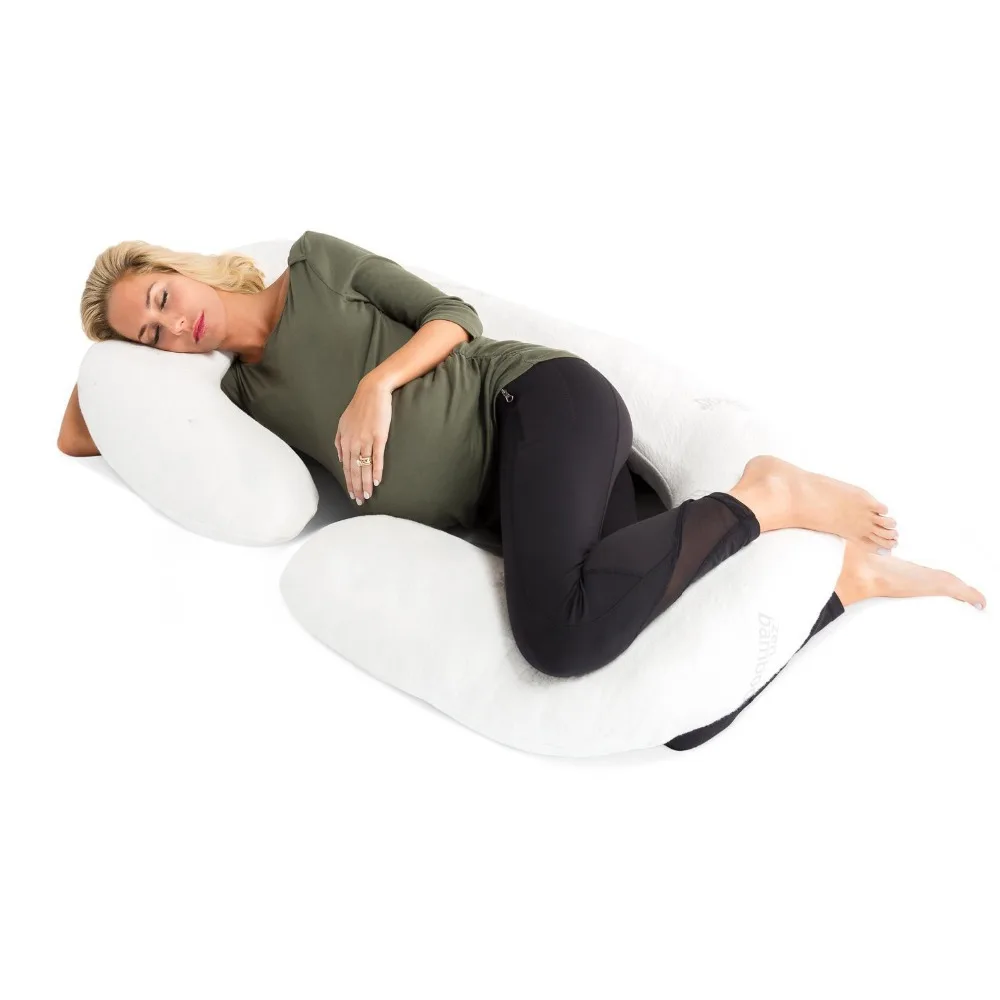 
Top Rated Body Pillow, C Shape, Organic Maternity Pillow For Side Sleeping & Back Support 