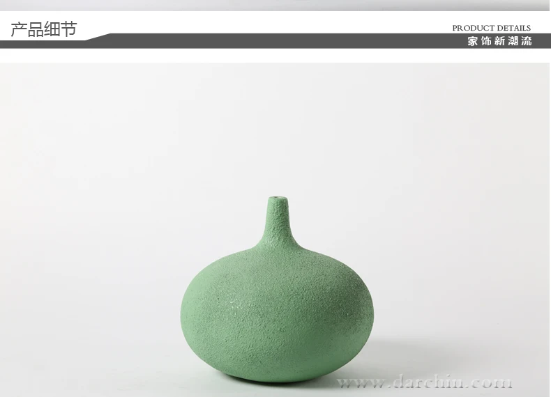 Antique Decorative Modern Colored Vases for Decoration