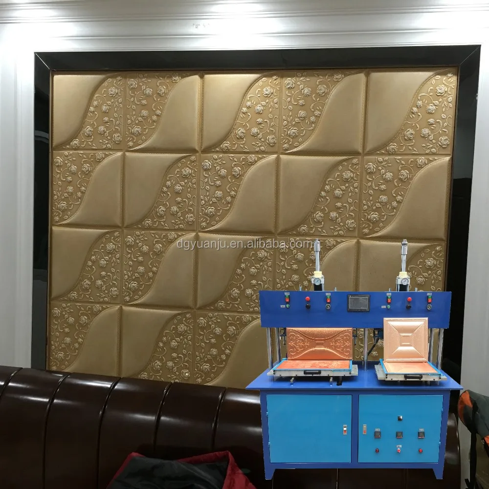 
 Машина для изготовления декоративных стеновых панелей для гостиниц, Автоматическая 3D машина для изготовления стеновых панелей для кожаных диванов  