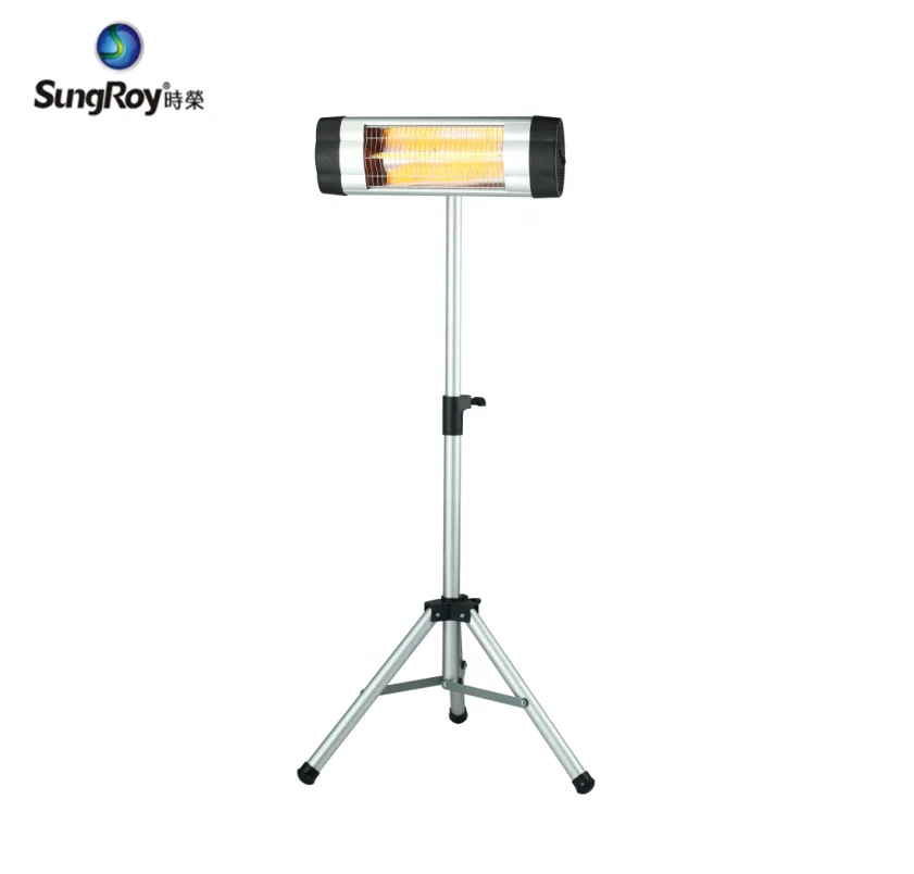 New design garden freestanding waterproof carbon fiber  far infrared patio heater with 24 hours timer