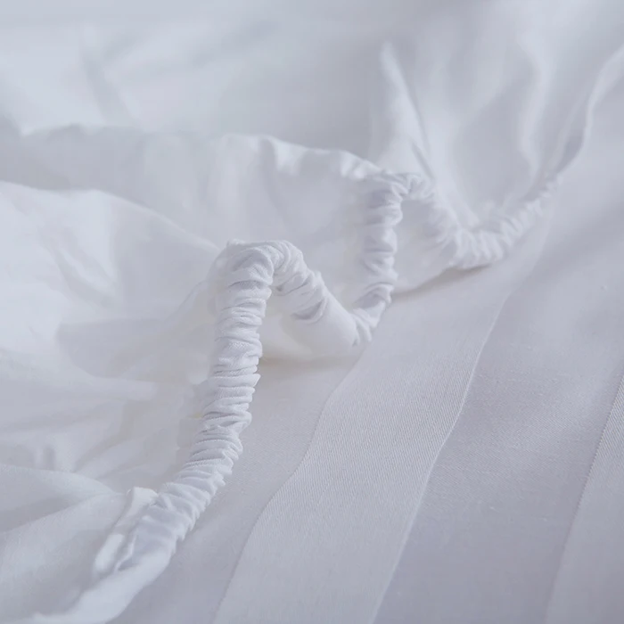 
Wholesale white queen size hotel fitted sheets for bedding 
