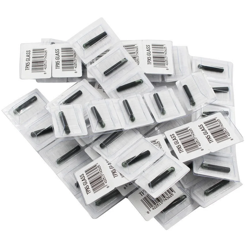 2PCS Key JMA TPX5 cloner glass transponder chip Include TPX1 TPX2 TPX4