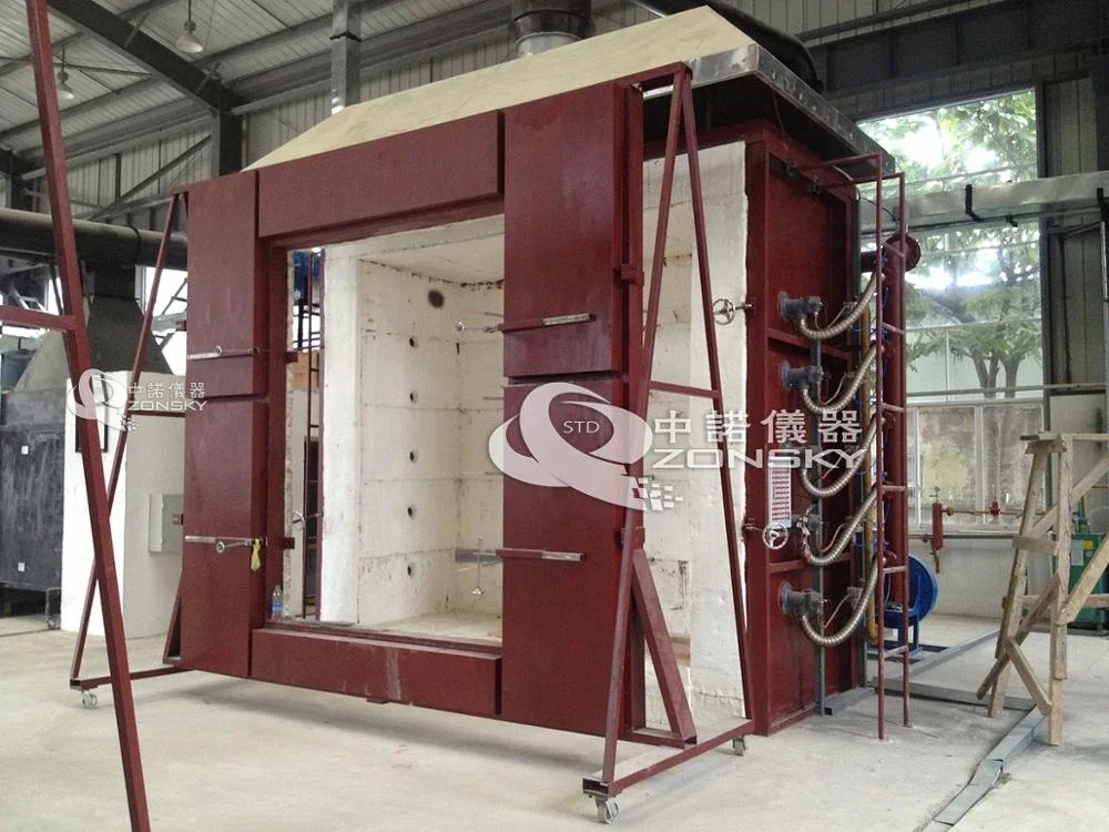 BS 476 Building Construction and Materials Vertical Fire Resistance Test Furnace