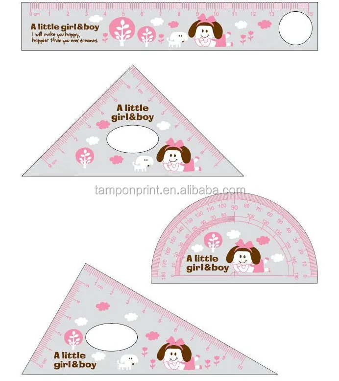 mass production plastic rulers 2 color spot uv automatic screen printing machine