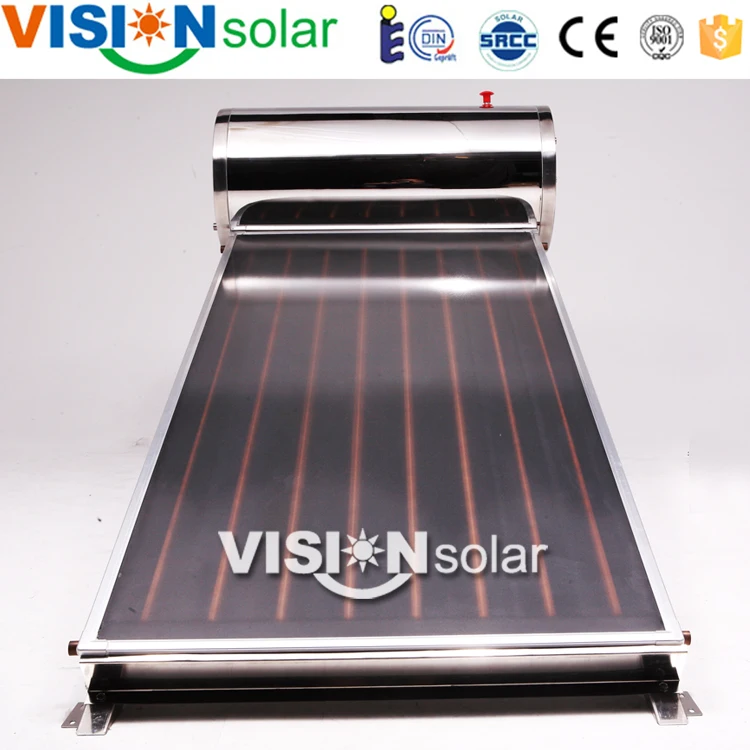 Плоская солнечная панель с горячей водой для установки на крыше