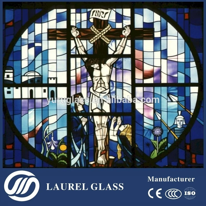 Competitive price pattern stained glass for church
