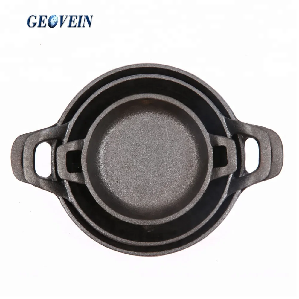 Mini Baking Dish Pan Cast Iron Kadai Small Dish Pan