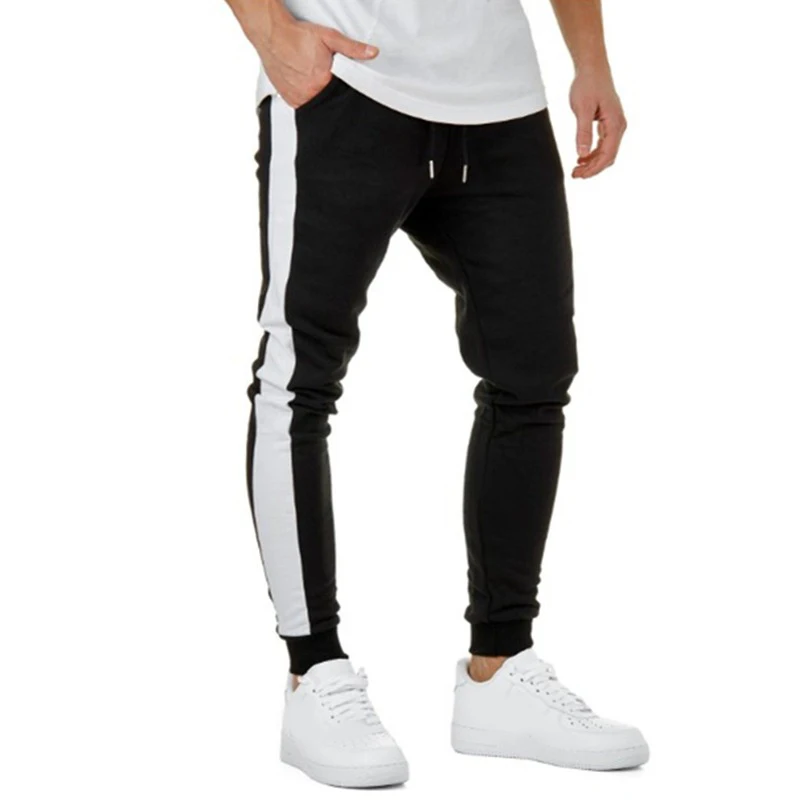 cheap hot sale top quality t Polyester apered hip hop mens slim fit sweatpants