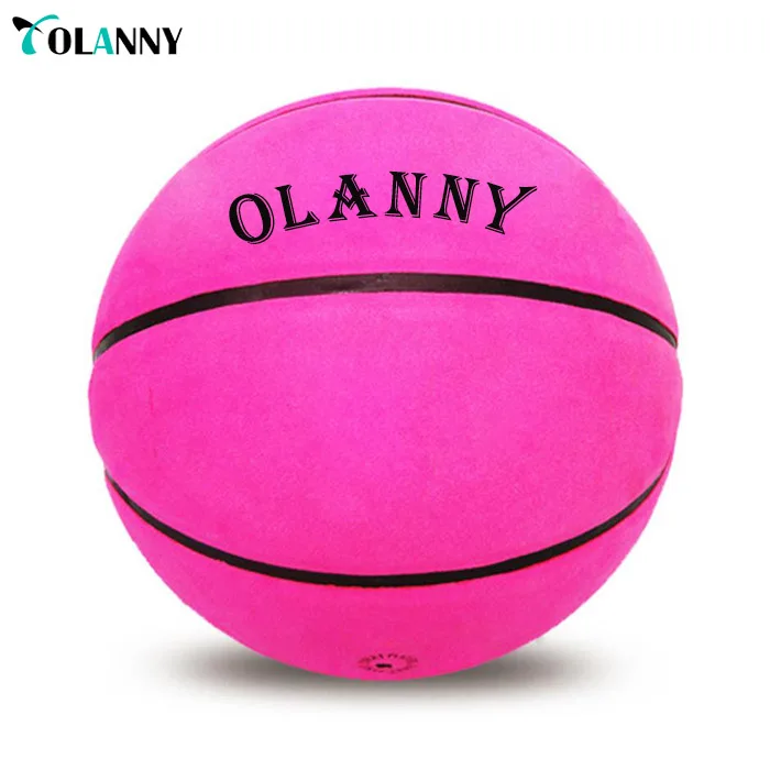 
factory price custom durable machine stitched pink basketball ball in bulk 