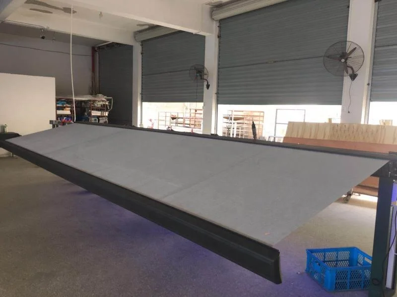High Quality Outdoor Aluminum Sunshade Waterproof Retractable Motorized Awning With Remote Control+LED Light Patio Canopy