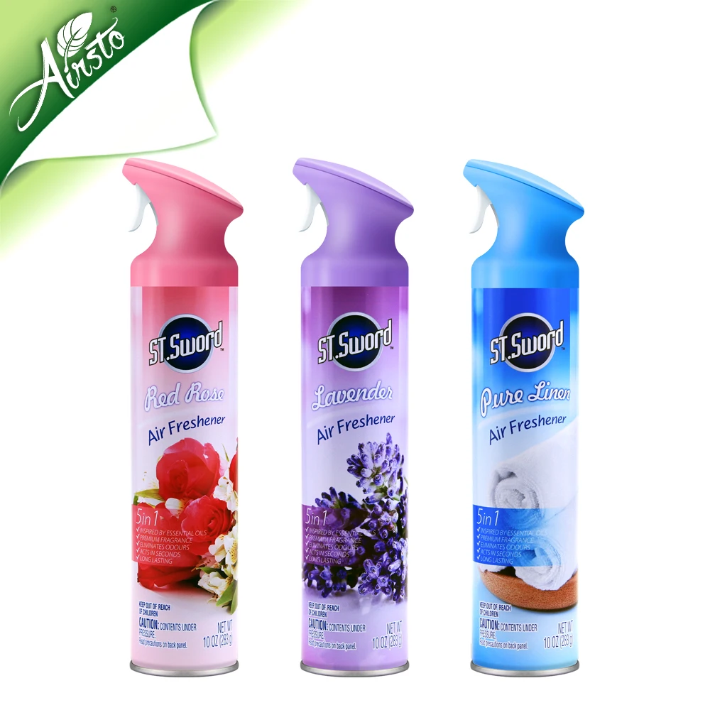 
Best Fragrance Suggestion For Different Market 300ML Toilet Scents Air Freshener Aerosol 