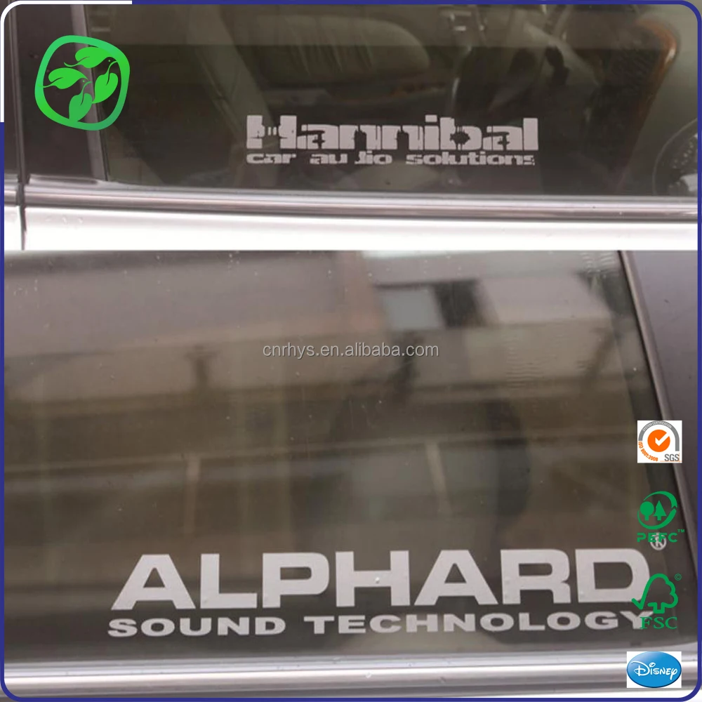 Custom car body stickers hot sale regular size for any
