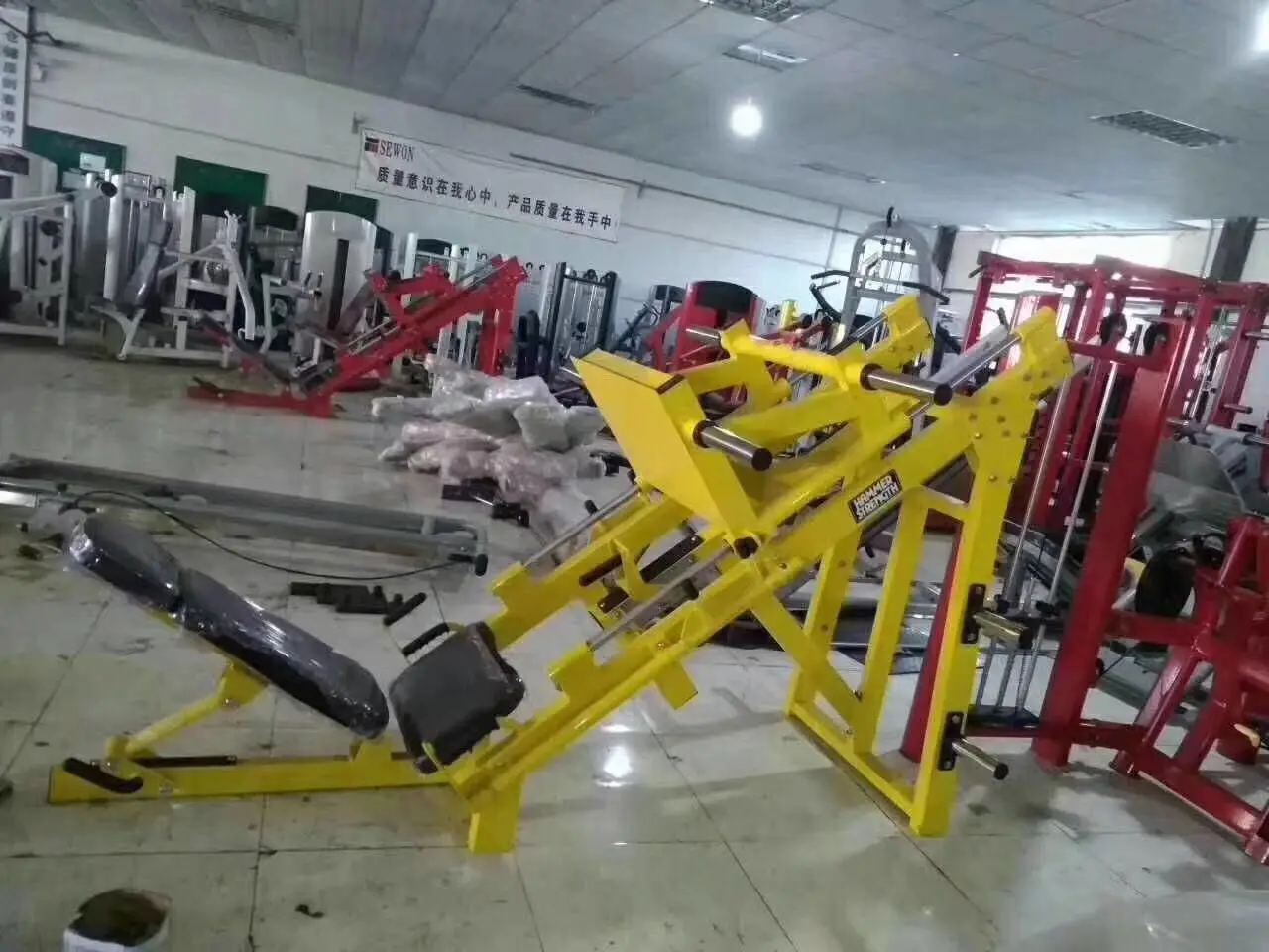 Door To Door Cheaper  Gym Hack Squat Leg Press Machine For Sale