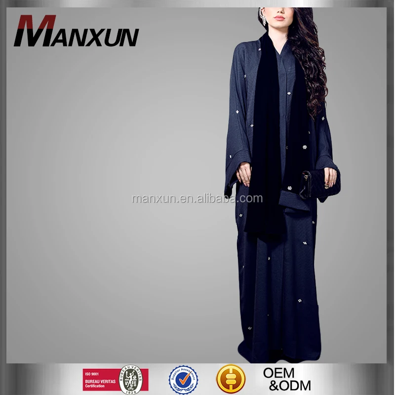 2016 Girls Abaya Stylish Pakistani Maxi Kaftan Style Abayas Designs Silver Beautiful Grey Silver Crystal Abaya