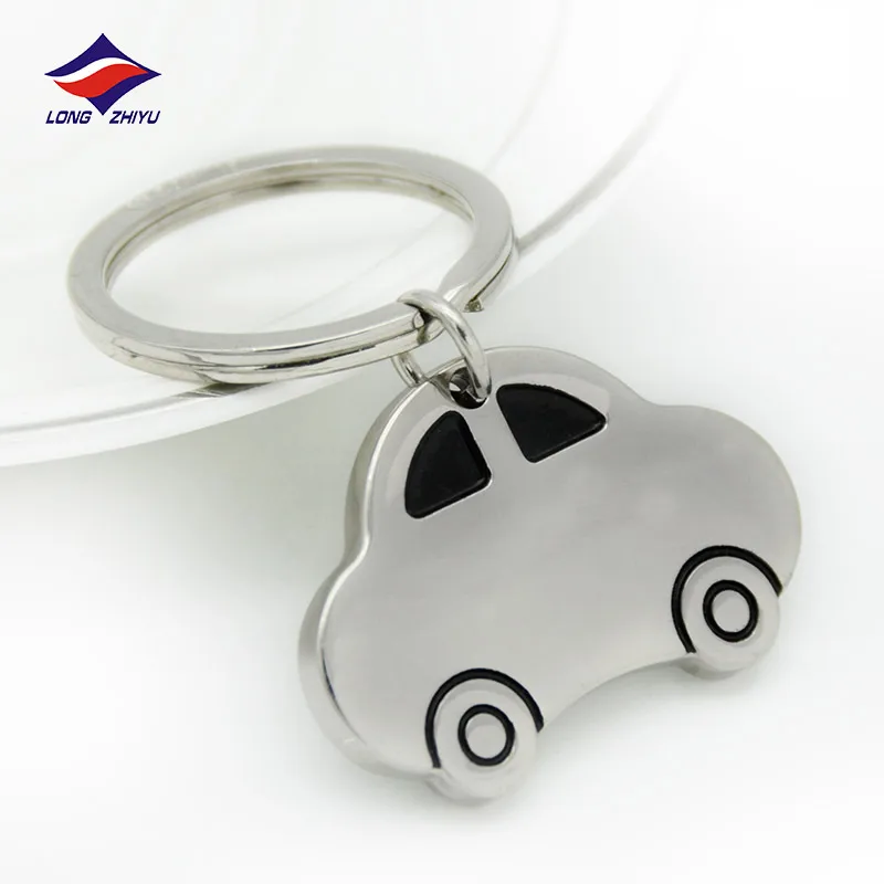 Longzhiyu 14 Years Maker Car Logo Keychain Custom Brand Metal Keyring 3D Full Metal Key Chain Souvenir Crafts Factory Wholesale
