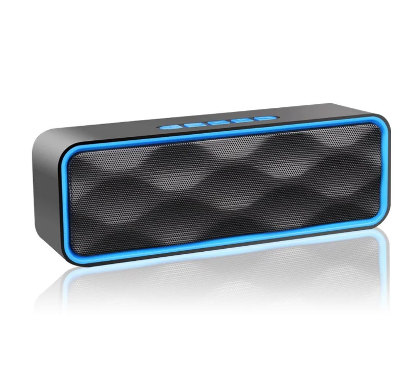 Amazon Top Sell Factory Outdoor Portable Stereo Speaker with HD Audio Enhanced Bass Dual Driver TF Card Speaker