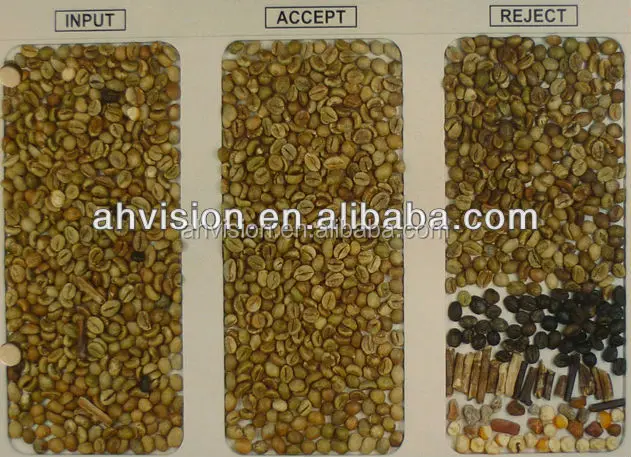 380v 50hz Anhui Coffee Bean Rgb Color Sorter With Double Side Ccd Camera