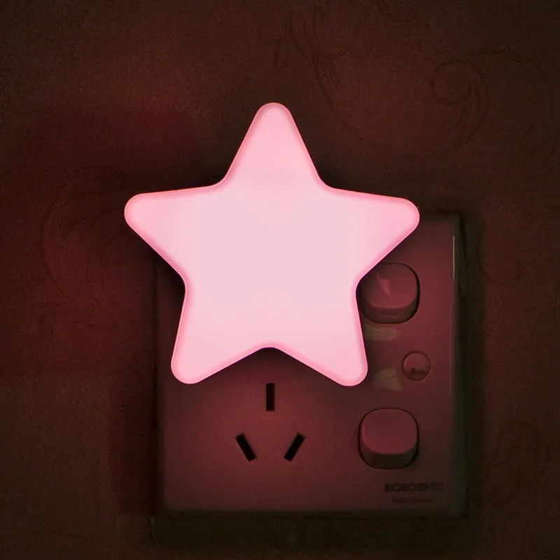 Wholesale Custom Promotional Gift LED Star Decoration Electric Night Light