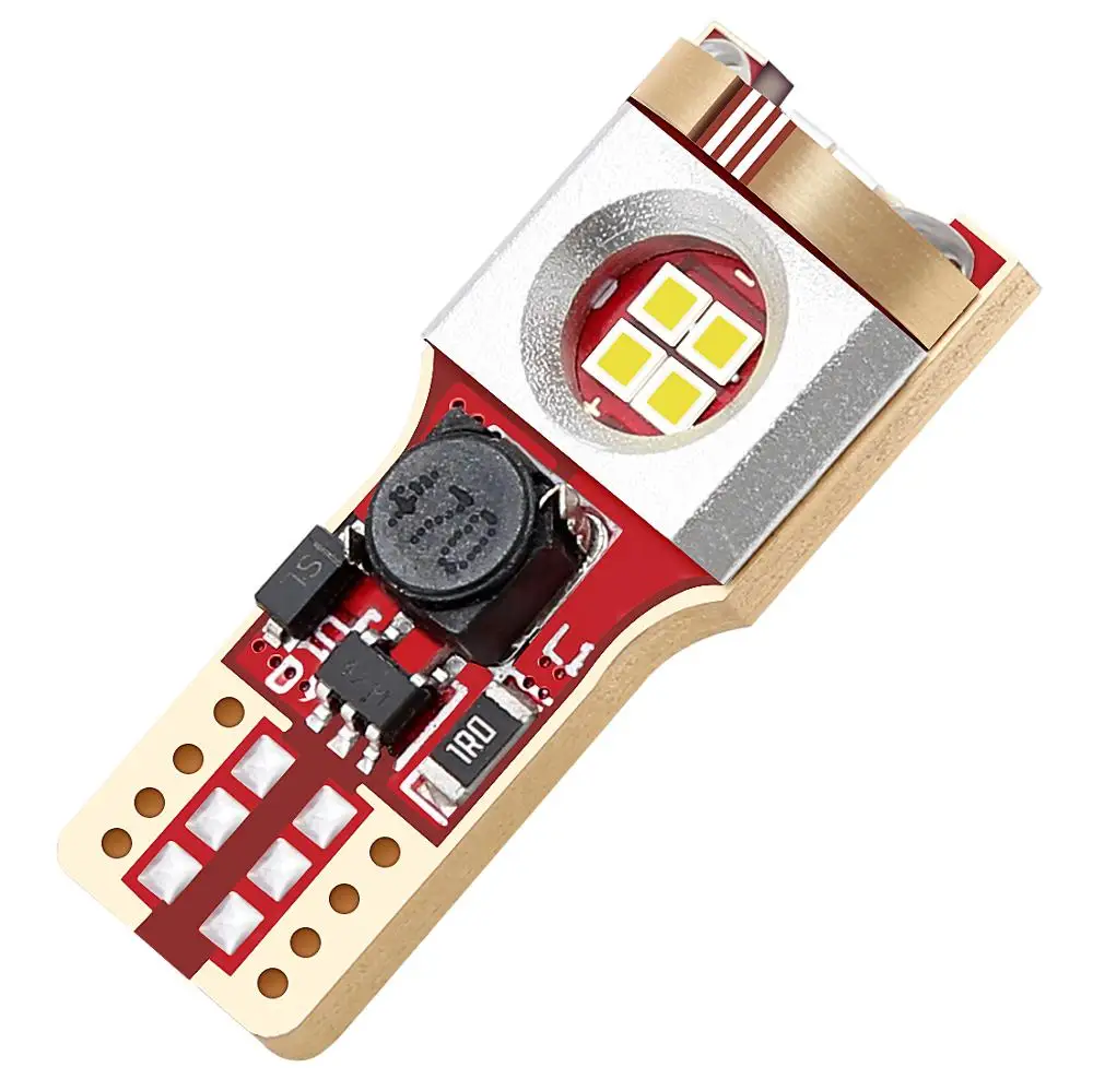 SANYOU Super Brightness Auto LED Bulb T10 1515 12SMD Canbus Indicator Light LED T10 Bulb