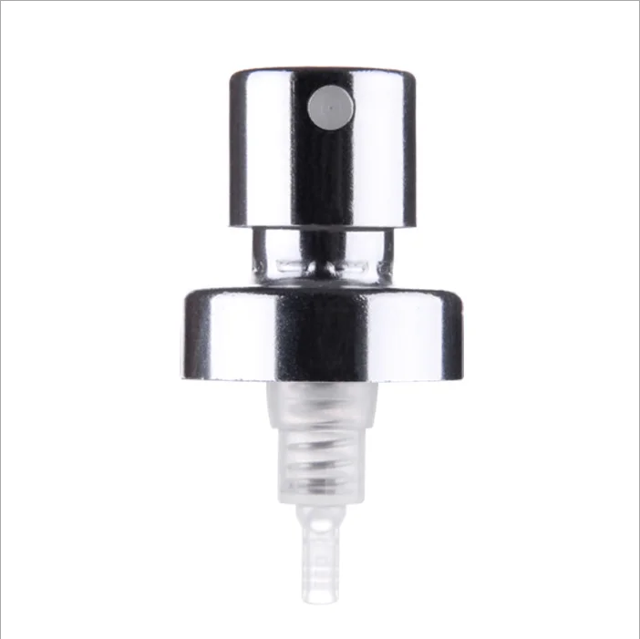 wholesale aluminium silvery 15mm 18mm 20mm crimp fine mist sprayer perfume spray pump for bottle