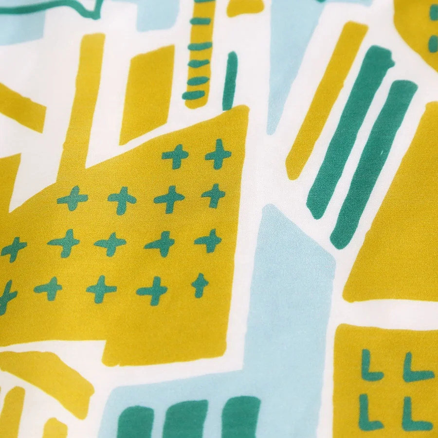 Digital printing on 100% silk habotai chiffon crepe de chine fabric for dress and scarves