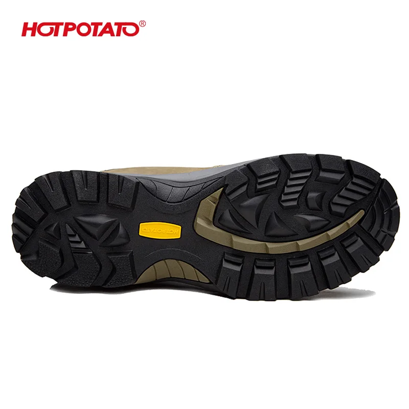 classical nubuck leather waterproof outdoor shoes large size