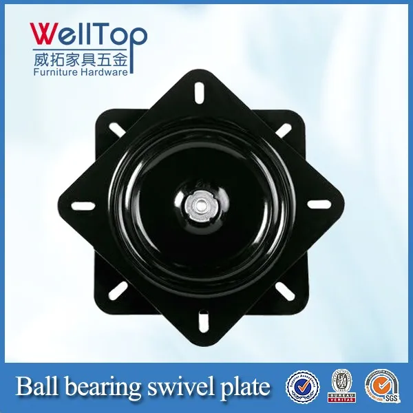9 inch high quality metal flat swivel plate VT-5502