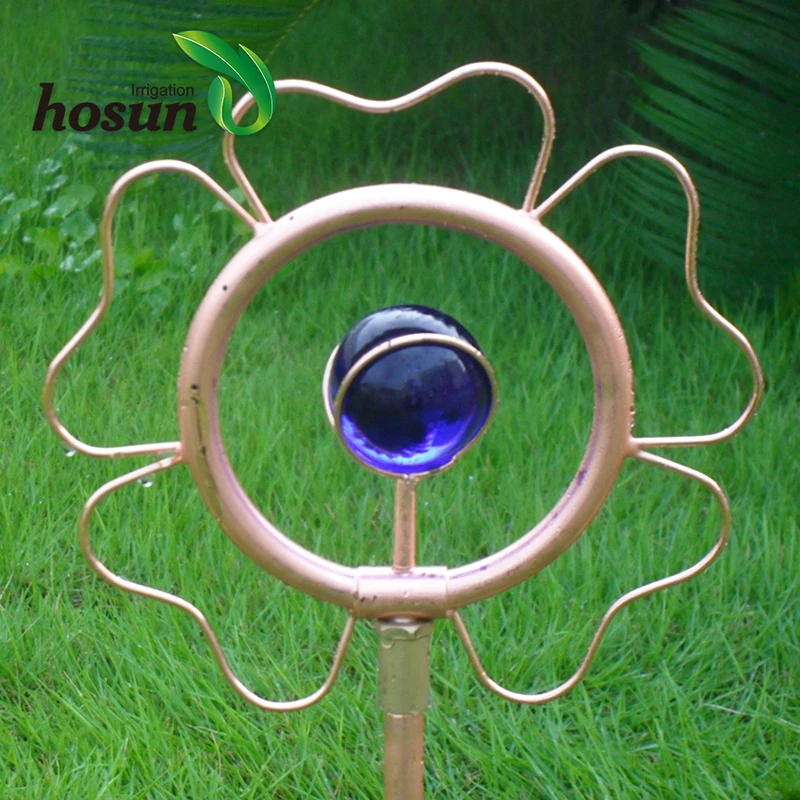 Flower decorative glass ball garden irrigation system